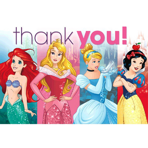 Disney Princess 'Dream Big' Thank You Note Set w